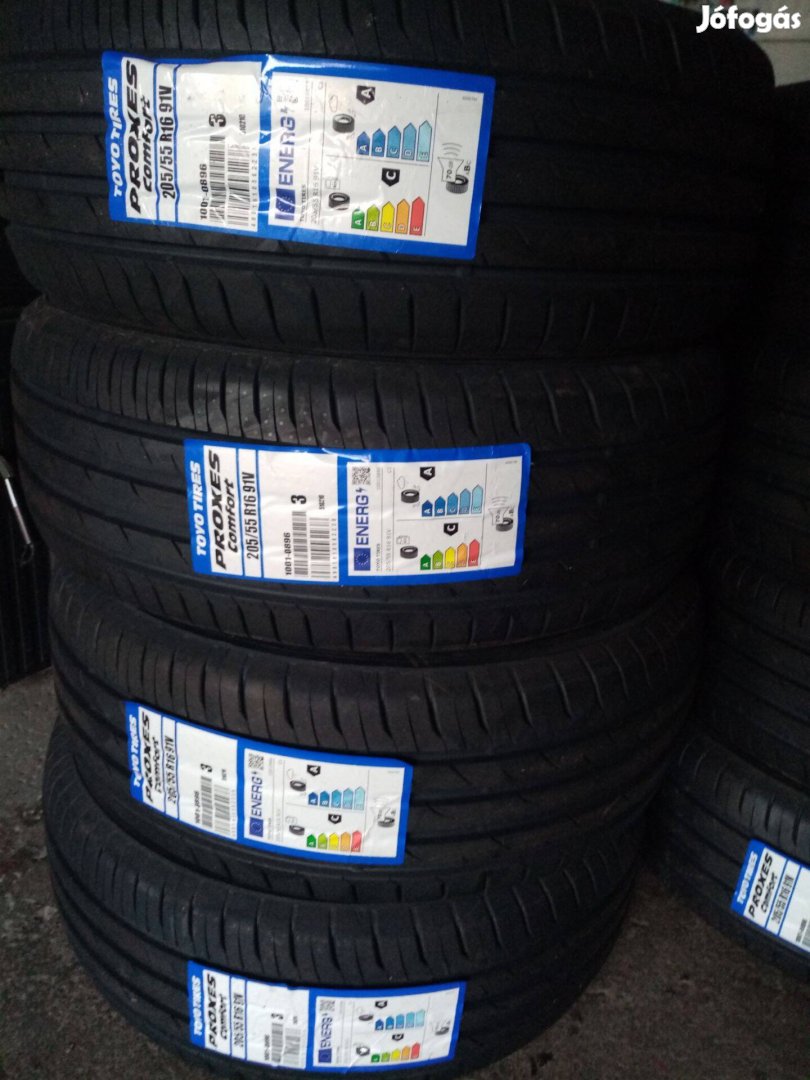 Új Toyo Proxes Comfort 205/55 R16 91V nyári gumigarnitúra eladó