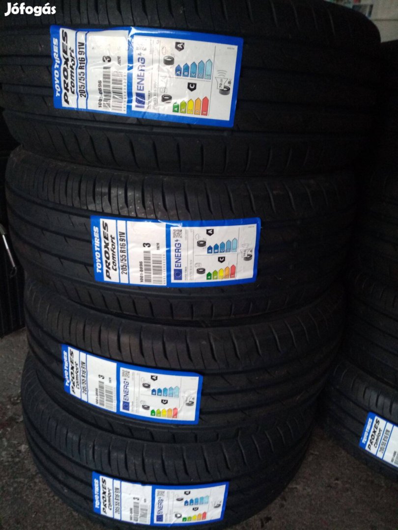 Új Toyo Proxes Comfort 205/55 R16 91V nyári gumigarnitúra eladó
