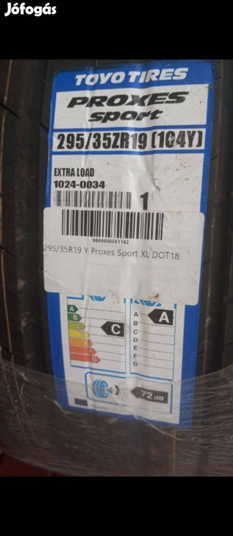 Új Toyo! Dot18. 295/35R19