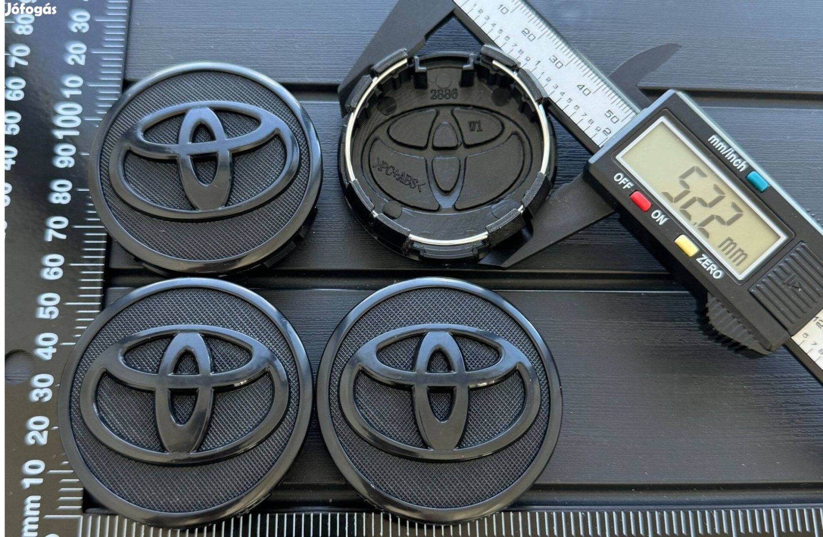 Új Toyota 57mm Alufelni felni kupak közép felnikupak felniközép