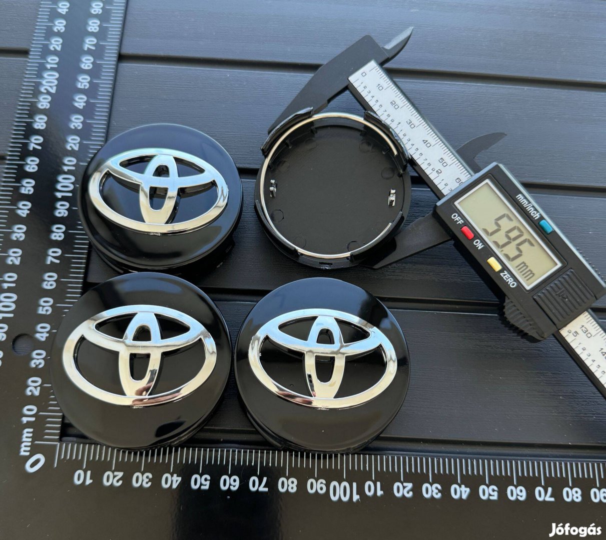 Új Toyota 62mm Alufelni felni kupak közép felnikupak felniközép