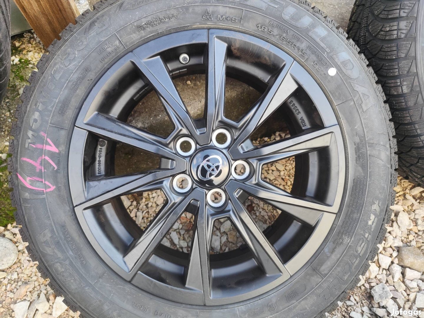 Új Toyota Yaris gyári alufelni 5x100 15"