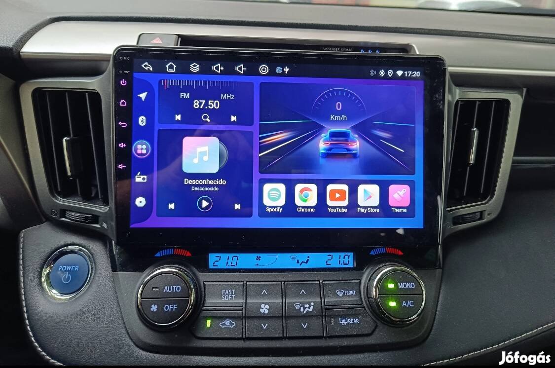 Új Toyota rav4 Android autó multimédia fejegység Hifi GPS navigáció