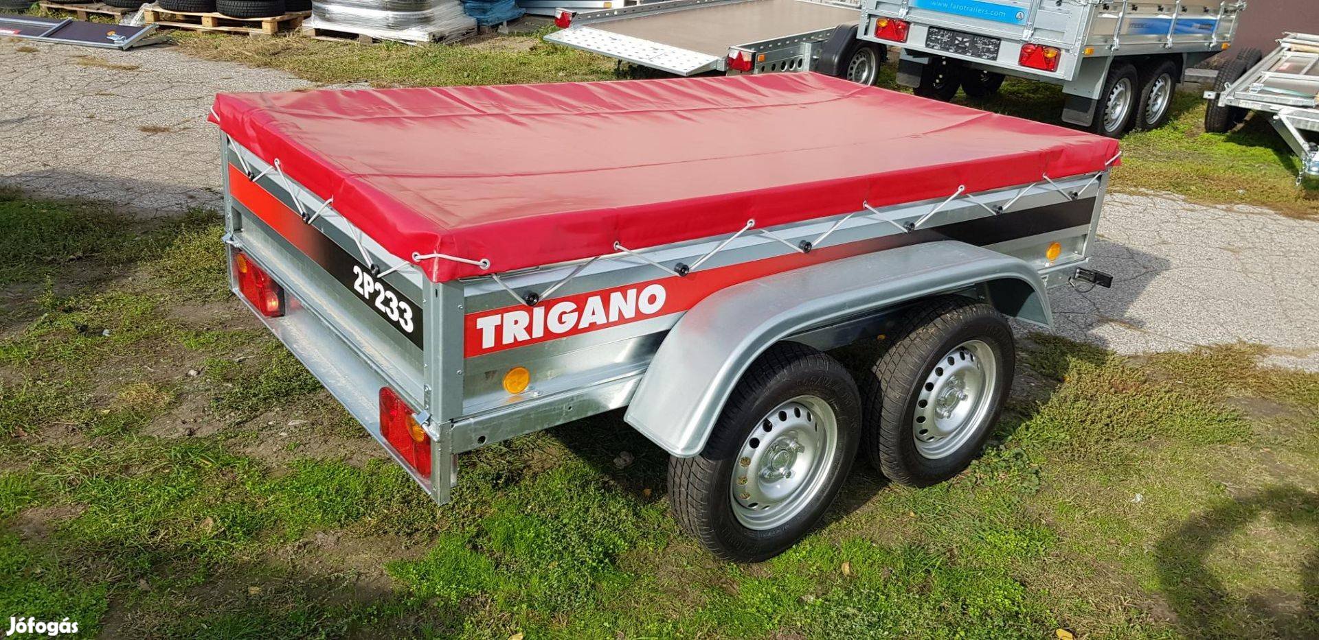 Új Trigano 2P233 (233x132 cm) utánfutó eladó bruttó 532.900 Ft