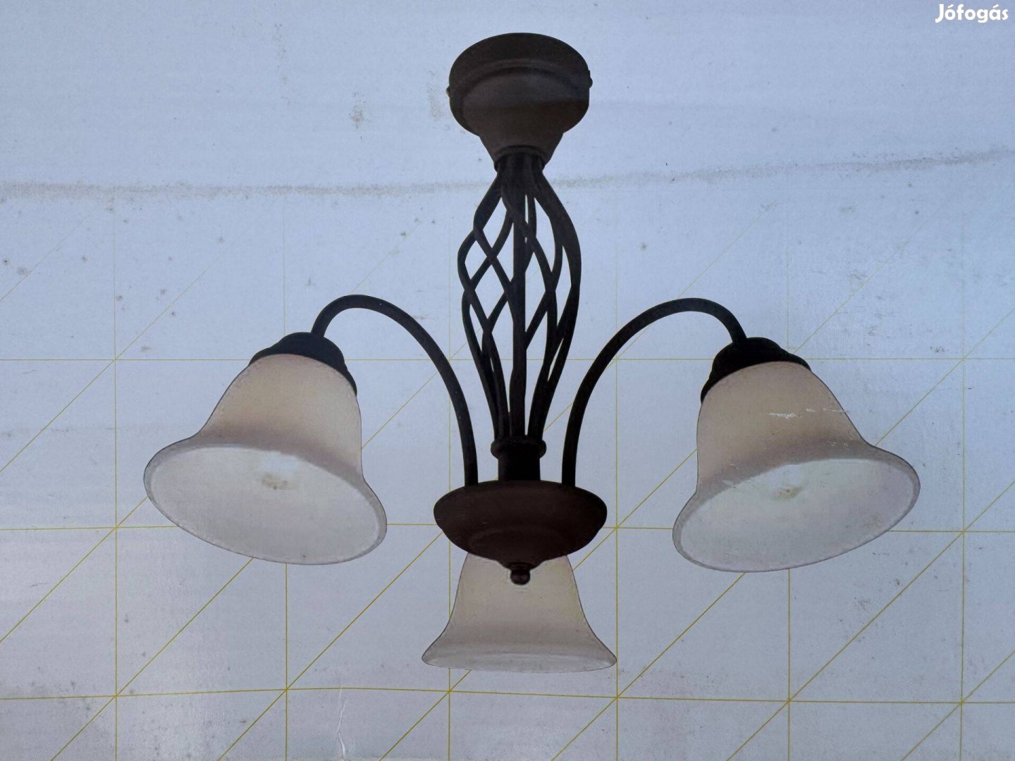 Új Trio 601000324 Rustica Mennyezeti Lámpa Csillár Nappali