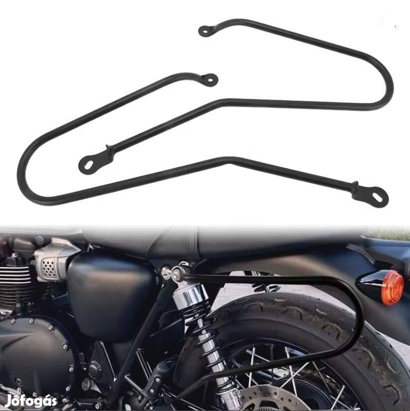 Új Triumph motoros oldalsó csomagtartó, saddle side pannier bag táska