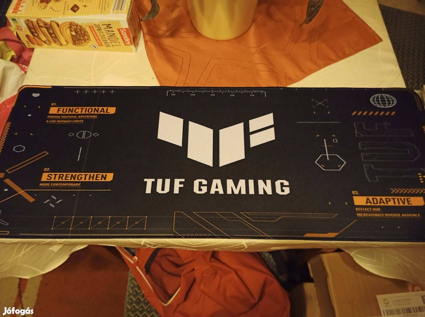 Új Tuf gaming gamer egérpad eladó 30 X 80 cm