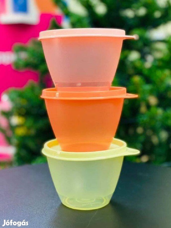 Új Tupperware Fincsi trió frissentartó (3x400 ml)