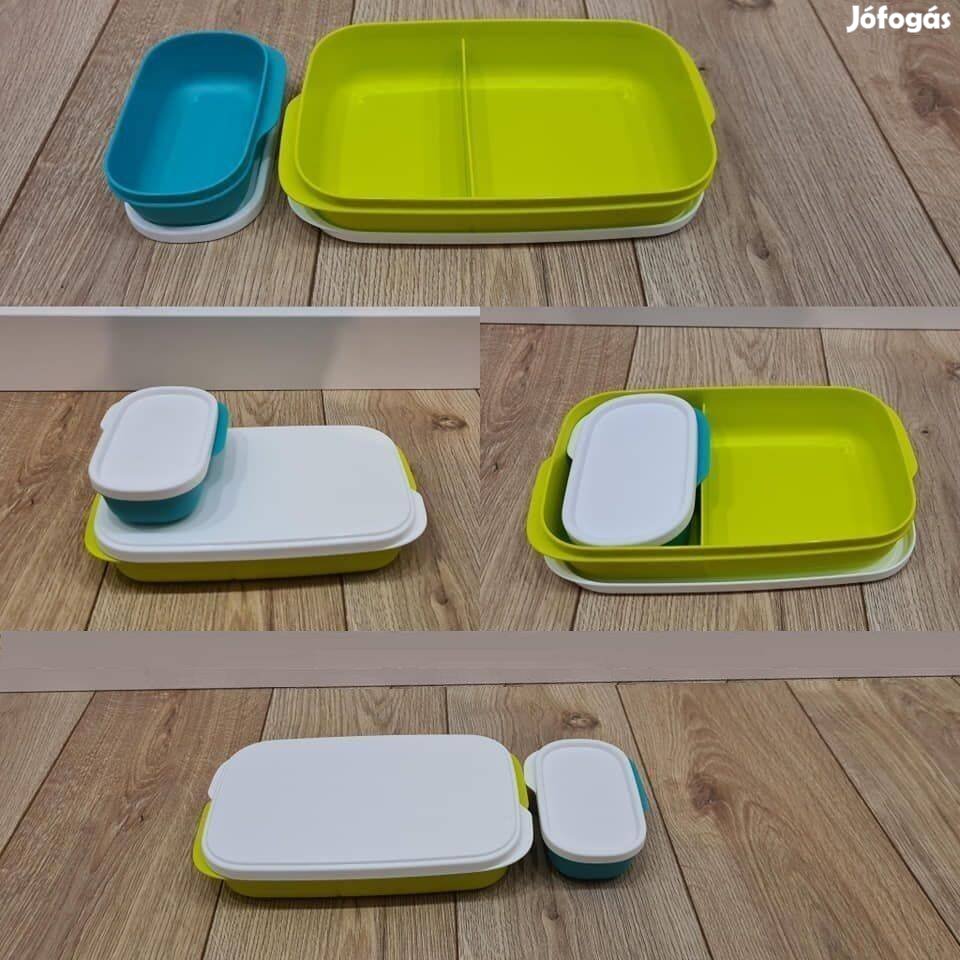 Új Tupperware Osztott Ebédbox nasidobozzal