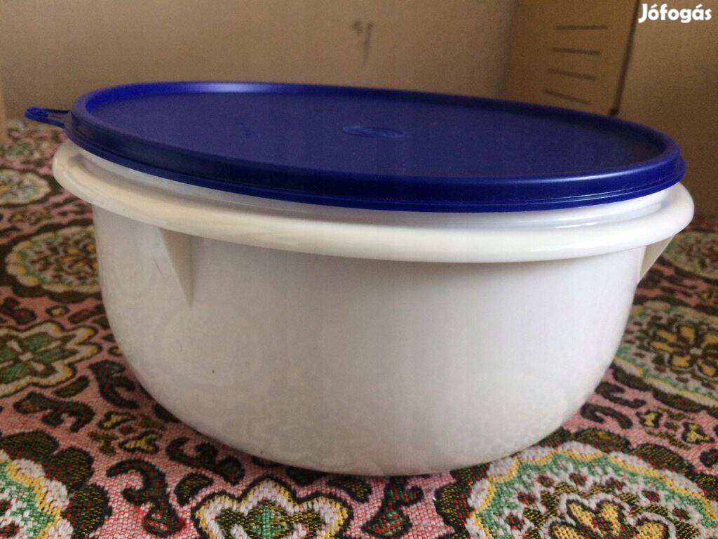 Új Tupperware Retro Gyorskelesztő 3 L fehér-kék