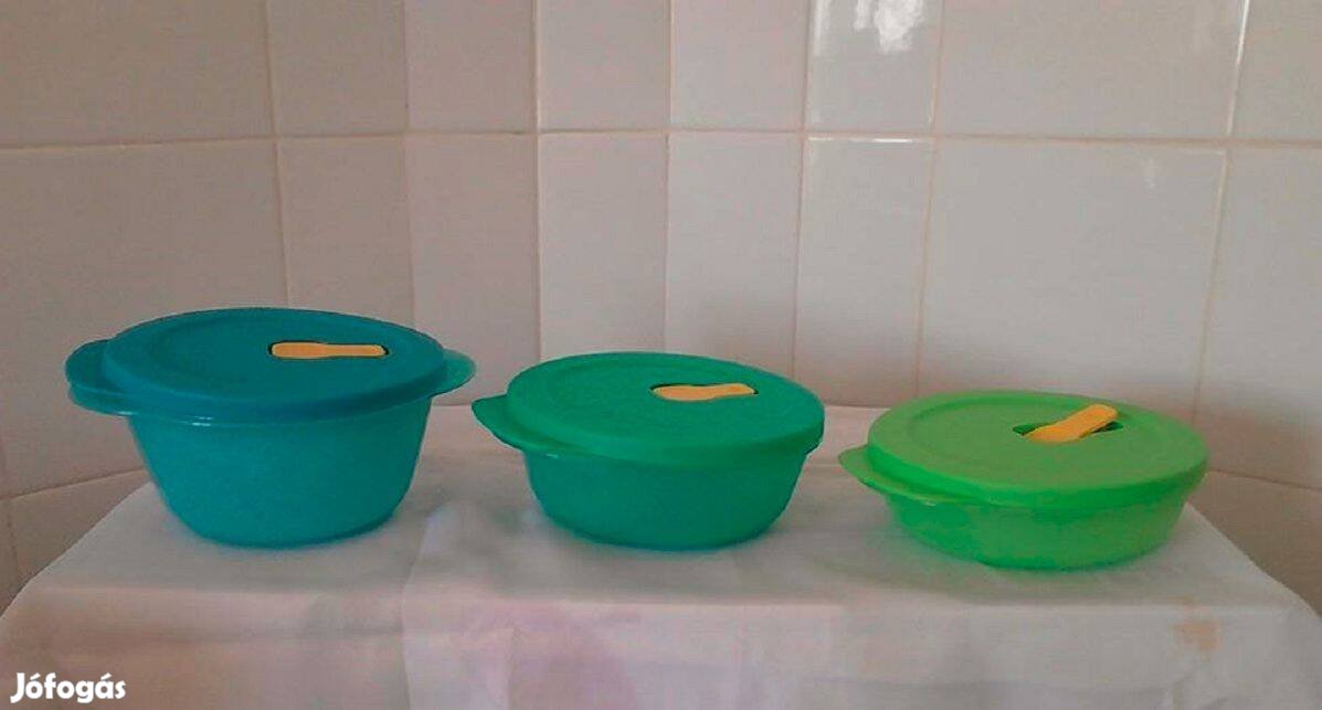 Új Tupperware Retró Kis Polytupper szett mikrózható akciós áron