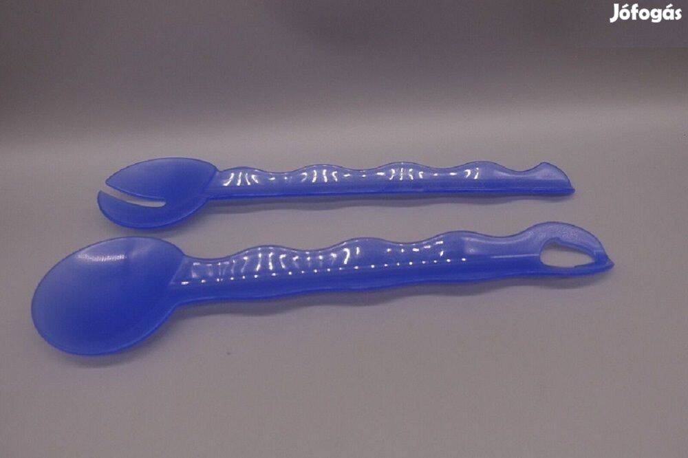 Új Tupperware Új Hullám Retro Salátáskanál kék