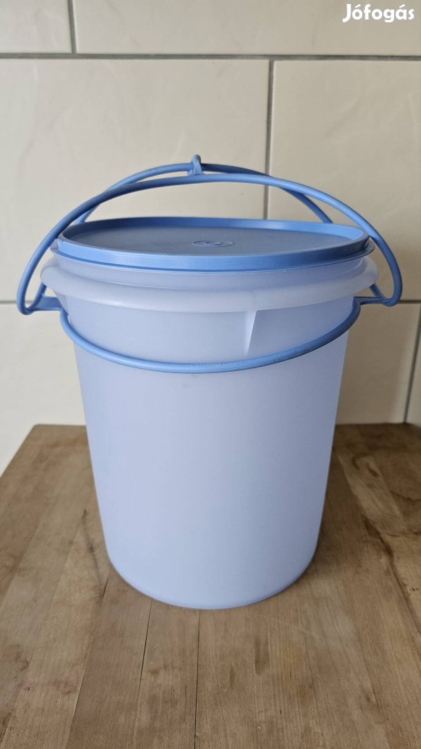 Új Tupperware hordó tároló 9 liter