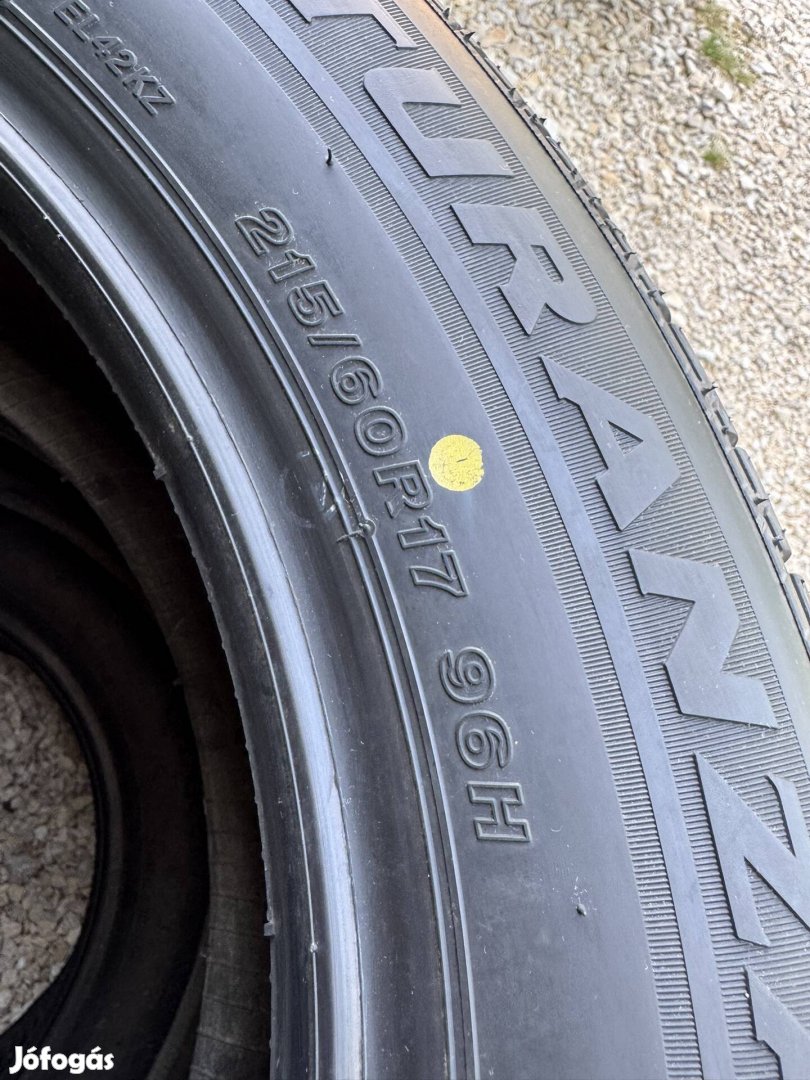 Új Turanza nyári gumi 215/60 R17 2db!