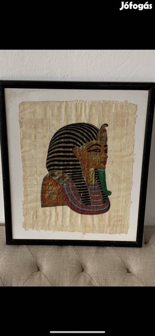 Új Tutanhamon kép fa keretbe