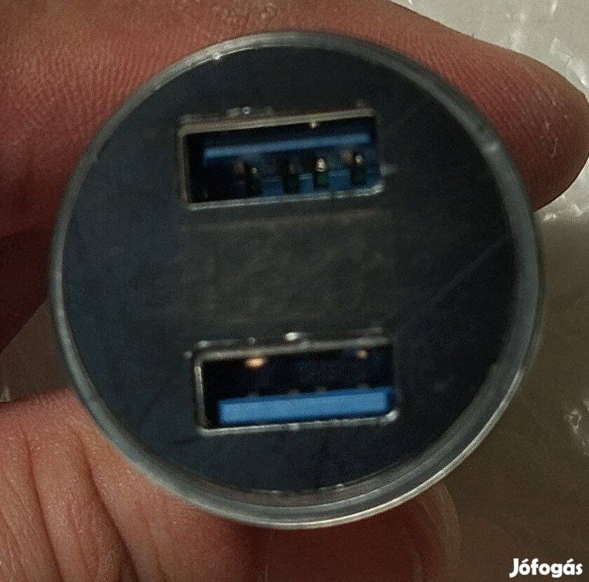 Új USB-s autós töltő műszeres