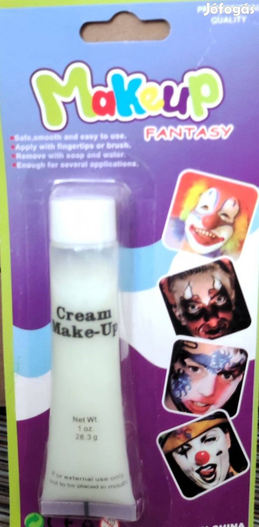 Új UV világító krém festék Halloween jelmez Farsang smink arcfesték