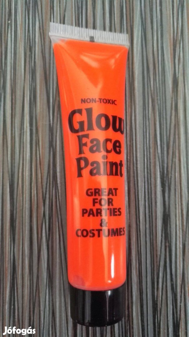 Új UV világító narancs krém festék Halloween jelmez smink arcfesték