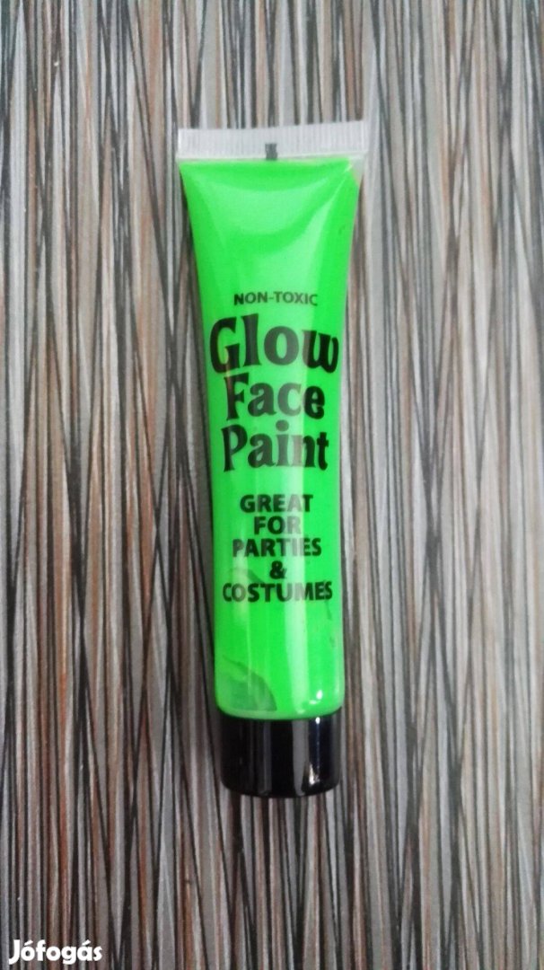 Új UV világító zöld krém festék Halloween jelmez smink arcfesték