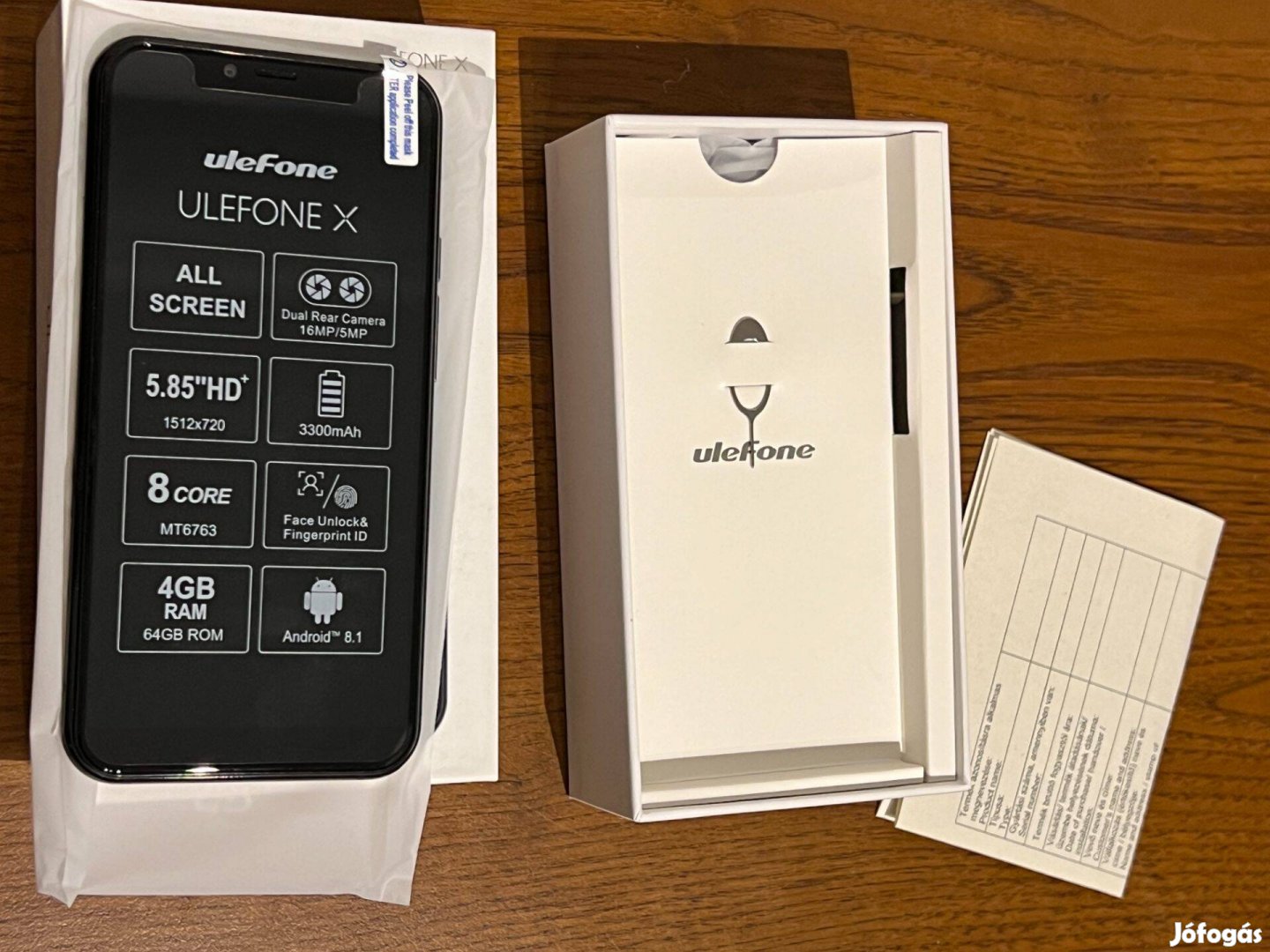 Új Ulefone X dual sim mobiltelefon független