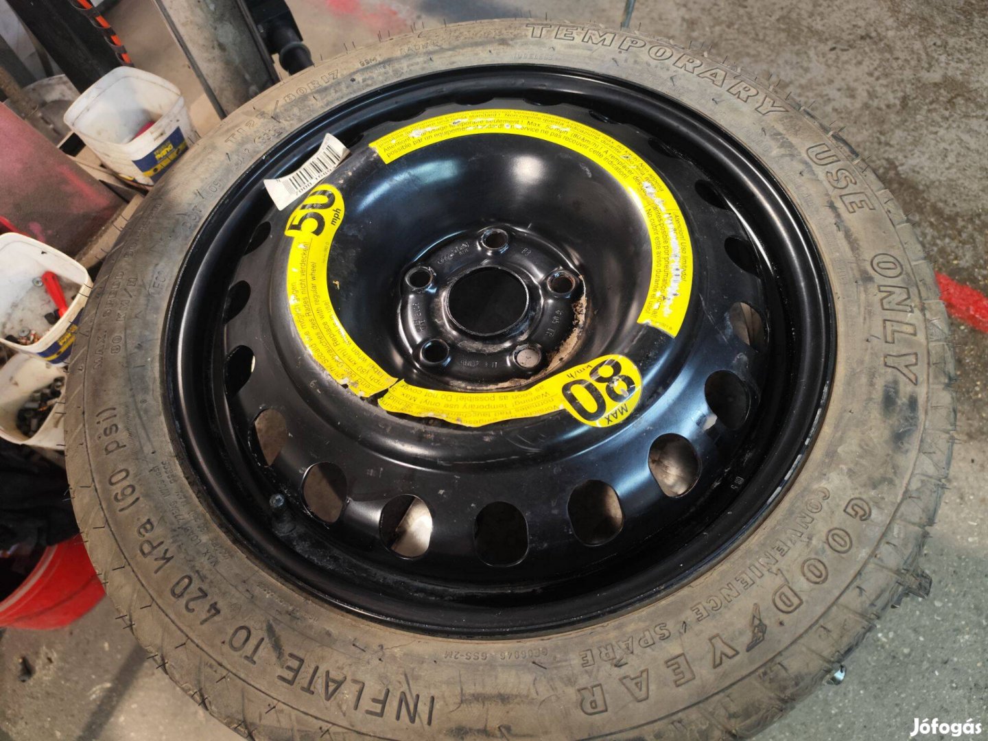 Új VW Passat b8 golf sharan Audi a4 a6 mankó kerék pótkerék 5x112 17"