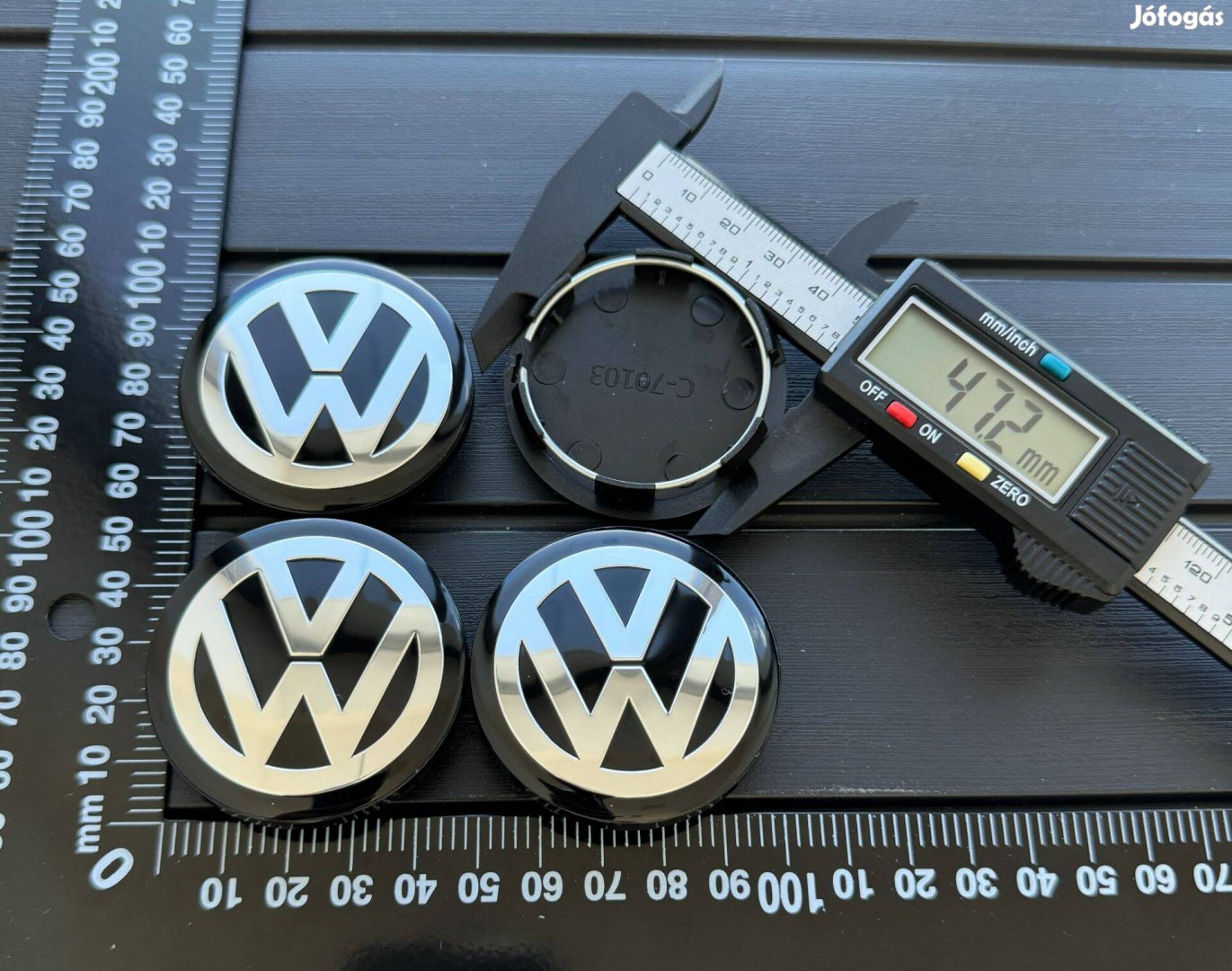 Új VW Volkswagen 50mm Felni Alufelni Kupak Közép Felnikupak Embléma