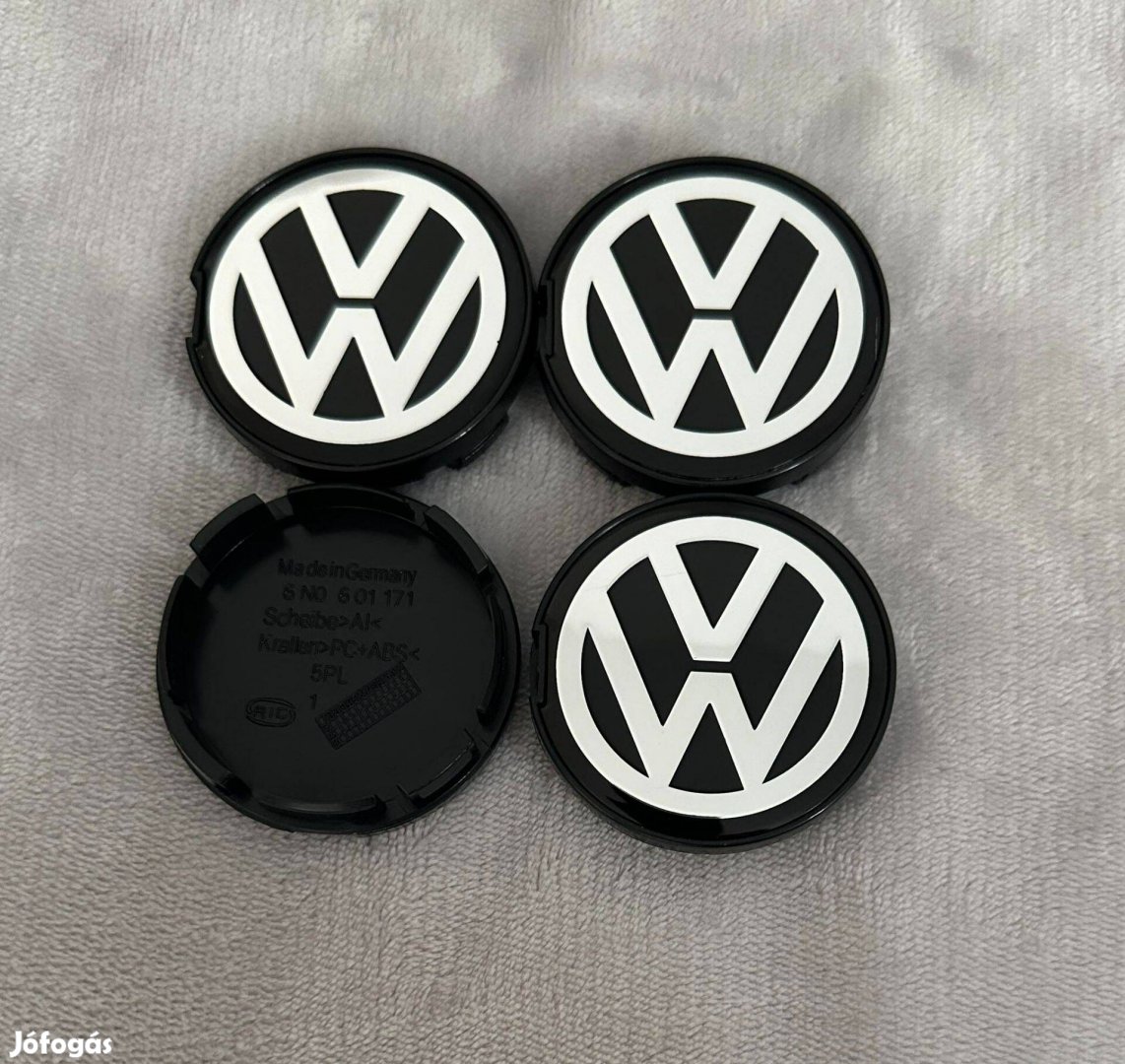 Új VW Volkswagen 55mm Felni Alufelni Kupak Közép Felnikupak 6N0601171