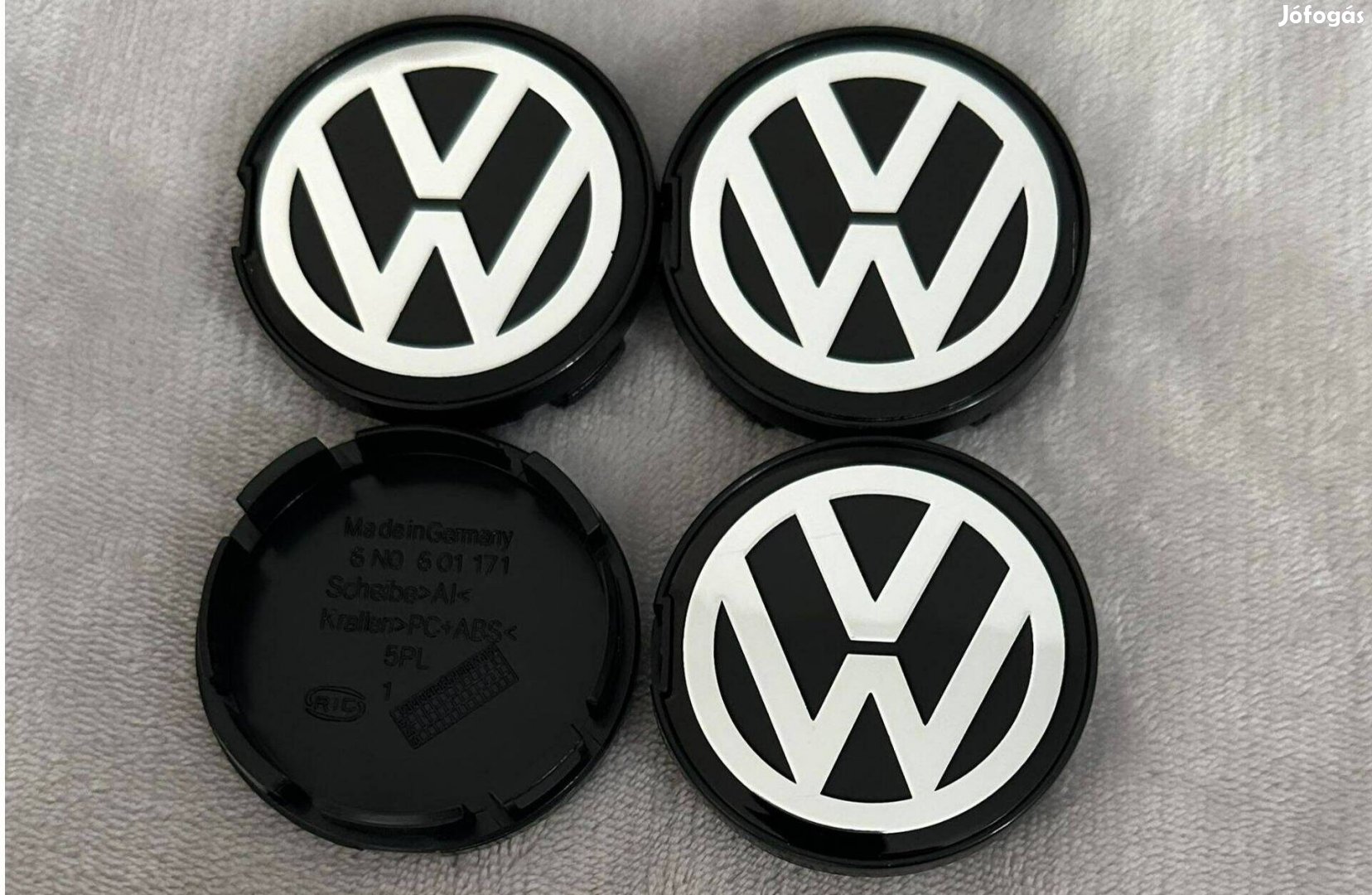 Új VW Volkswagen 56mm Felni Alufelni Kupak Közép Felnikupak 6N0601171