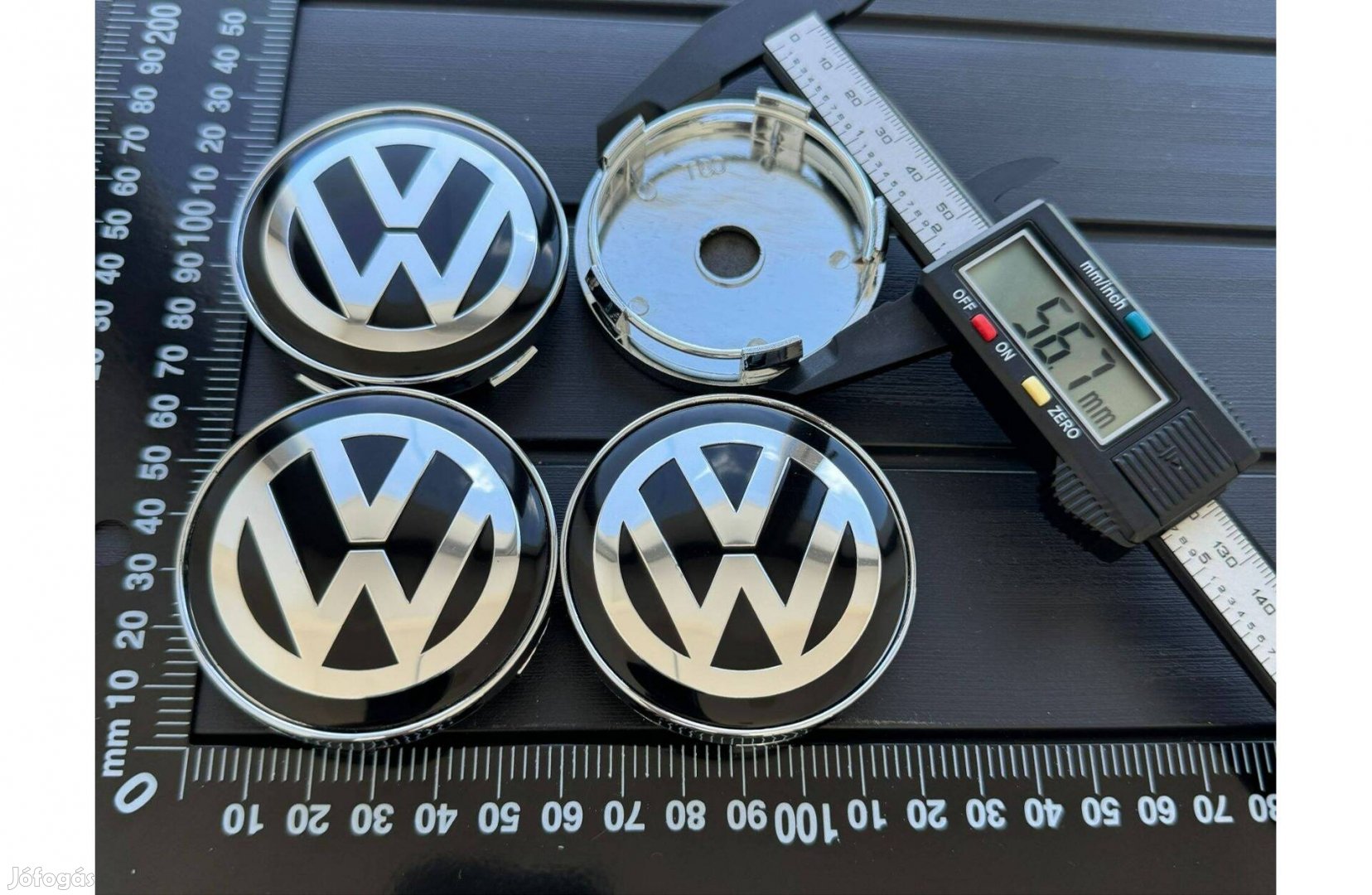 Új VW Volkswagen 60mm Felni Alufelni Kupak Felnikupak Közép Embléma