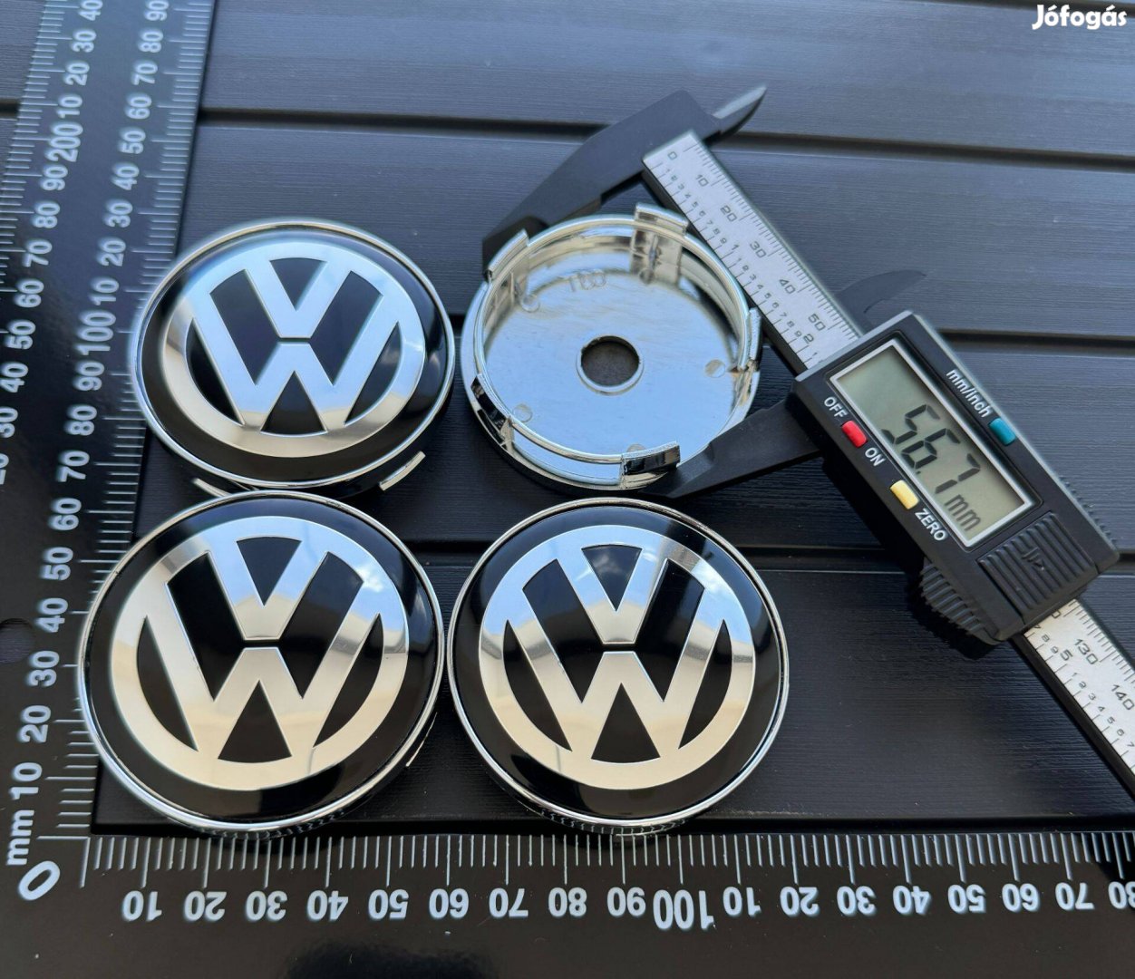 Új VW Volkswagen 60mm Felni Alufelni Kupak Közép Felnikupak Embléma