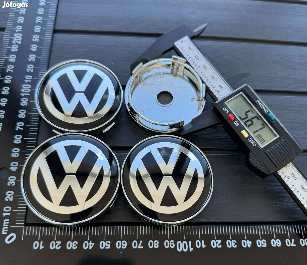 Új VW Volkswagen 60mm Felni Alufelni Kupak Közép Felnikupak Embléma