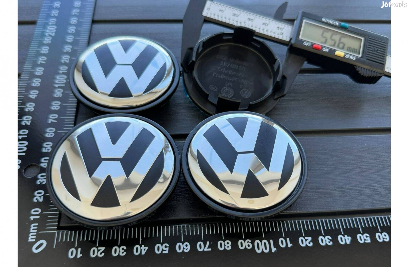 Új VW Volkswagen 63mm Felni Alufelni Kupak Felnikupak 3B7601171