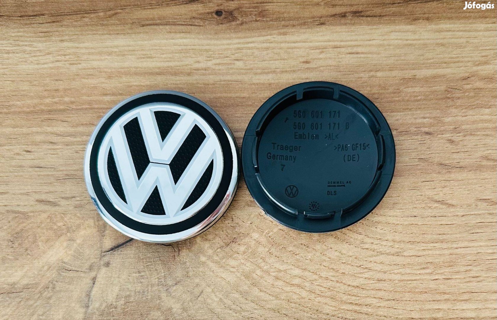 Új VW Volkswagen 65mm 5G0601171 Felni Alufelni Kupak Közép Felnikupak