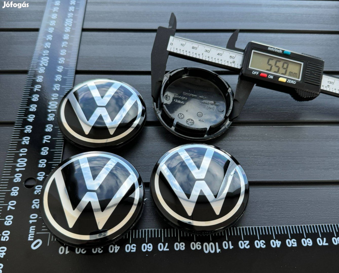 Új VW Volkswagen 65mm 5H0601171 Felni Alufelni Kupak Közép Felnikupak