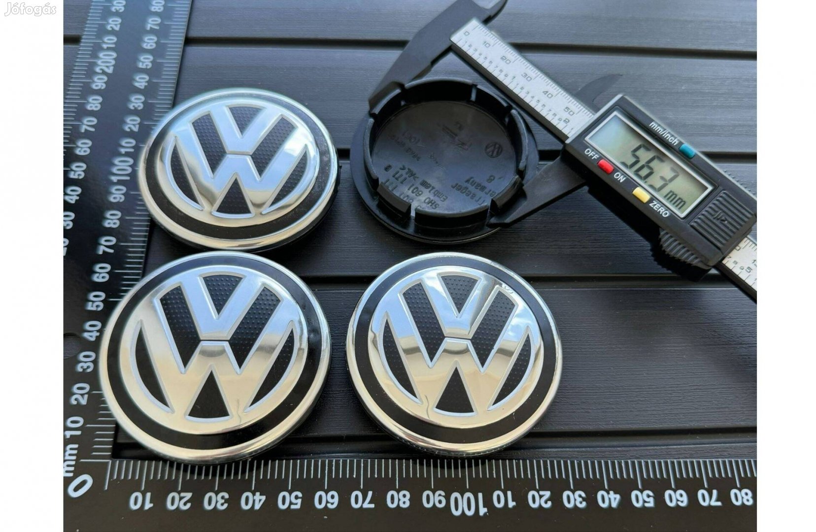 Új VW Volkswagen 65mm Felni Alufelni Kupak Felnikupak 5G0601171
