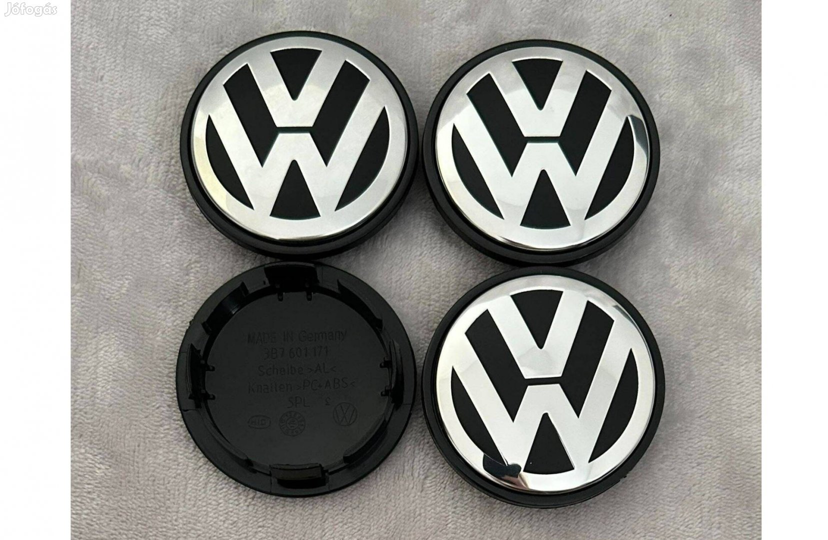 Új VW Volkswagen 65mm Felni Alufelni Kupak Közép Felnikupak 3B7601171