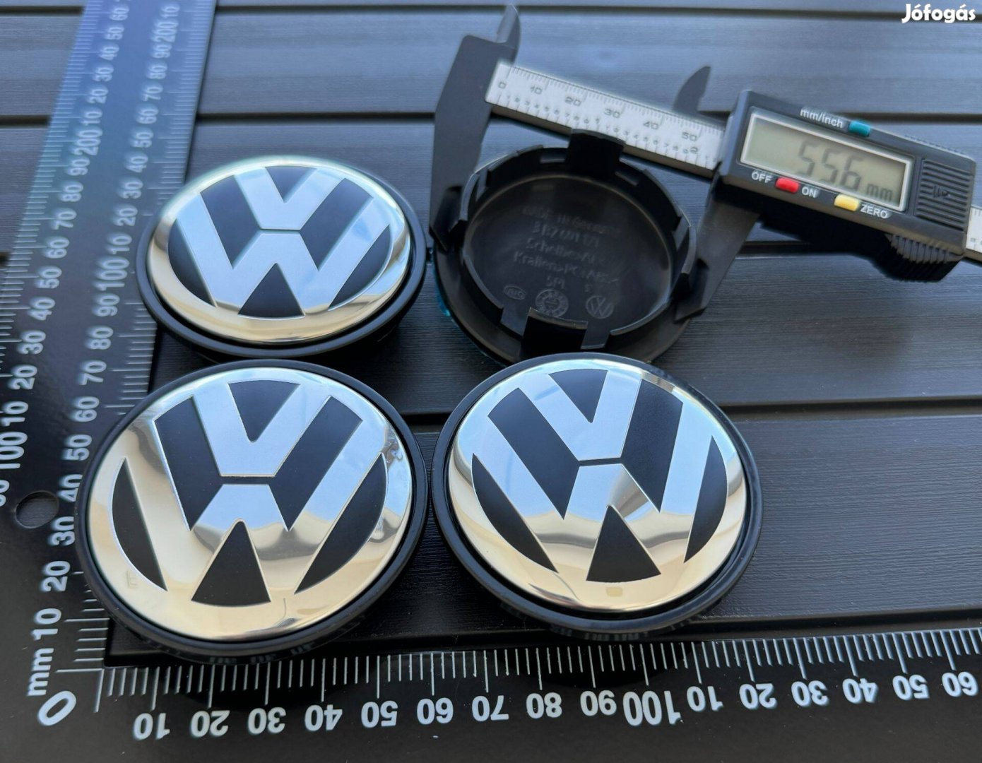 Új VW Volkswagen 65mm Felni Alufelni Kupak Közép Felnikupak 3B7601171