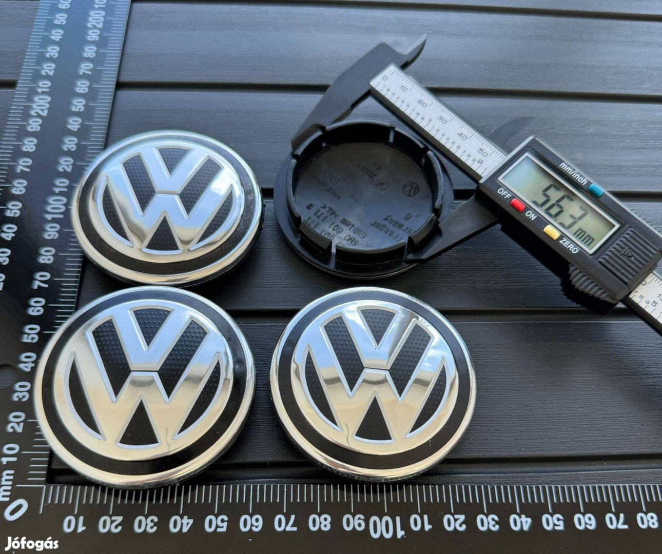 Új VW Volkswagen 65mm Felni Alufelni Kupak Közép Felnikupak 5G0601171