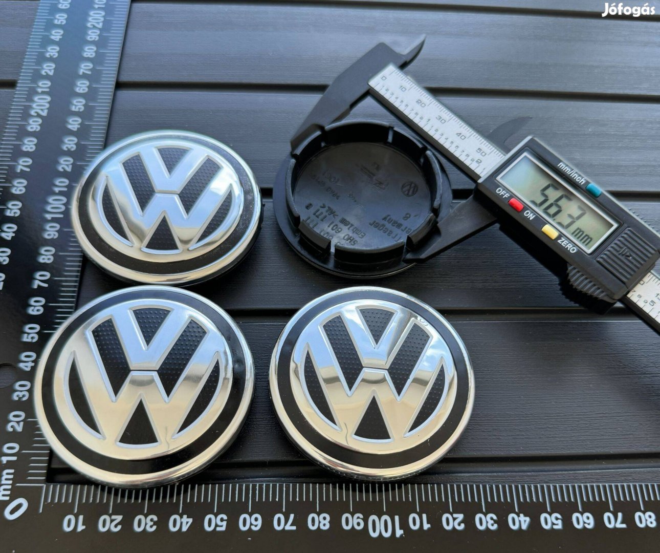 Új VW Volkswagen 65mm Felni Alufelni Kupak Közép Felnikupak 5G0601171