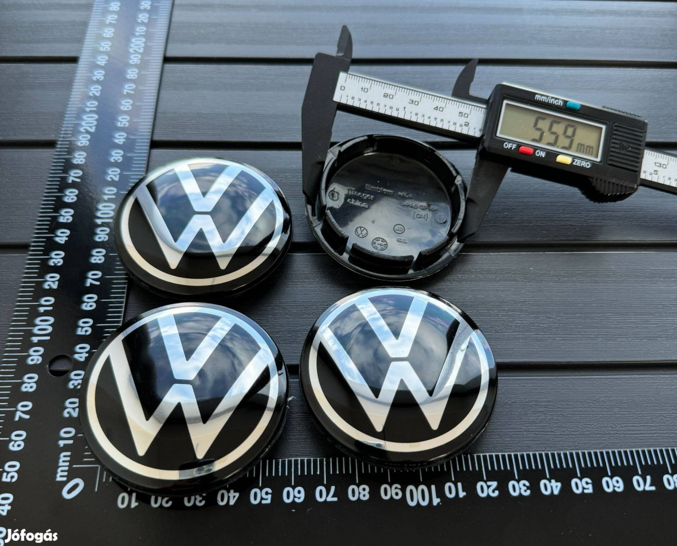 Új VW Volkswagen 65mm Felni Alufelni Kupak Közép Felnikupak 5H0601171