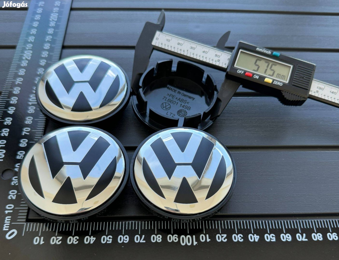 Új VW Volkswagen 70mm Felni Alufelni Kupak Felnikupak 7L6601149