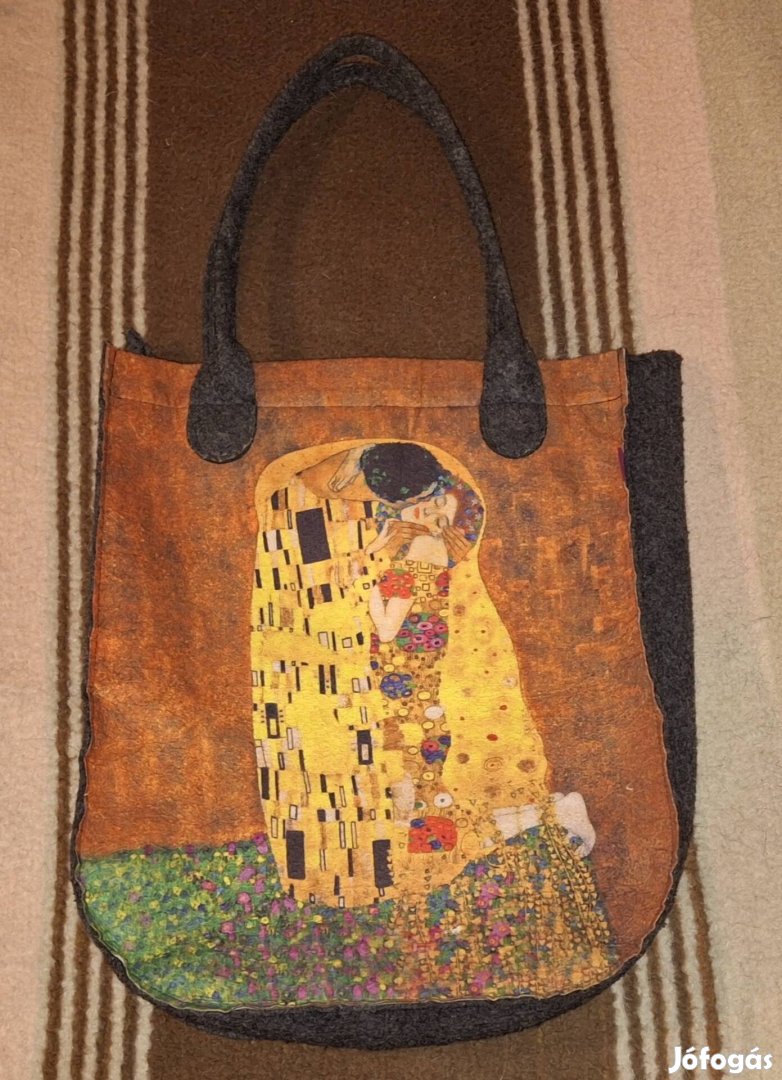 Új Valódi Klimt Nemez Táska Válltáska