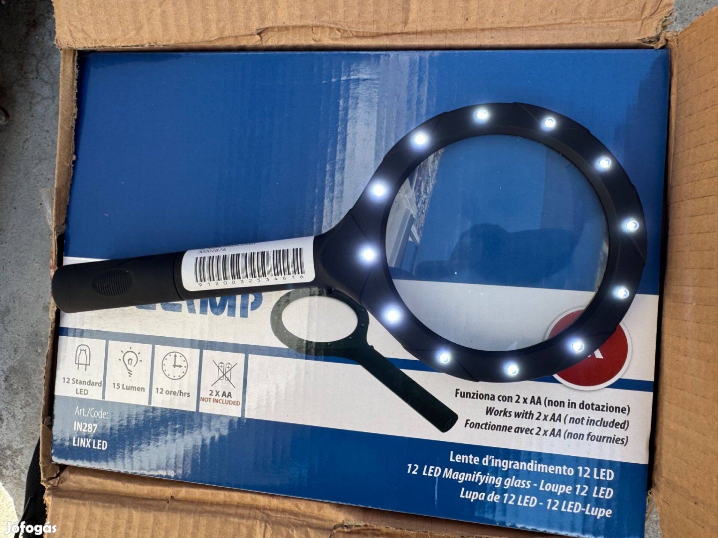 Új Velamp Linx IN28 Led 12 Ledes Nagyító Lámpával 3X