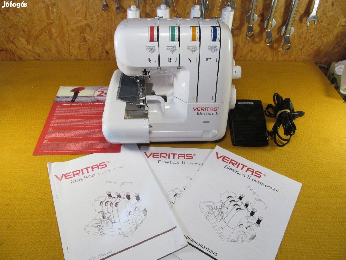 Új Veritas Elastica II overlock interlock varrógép (elkelt)