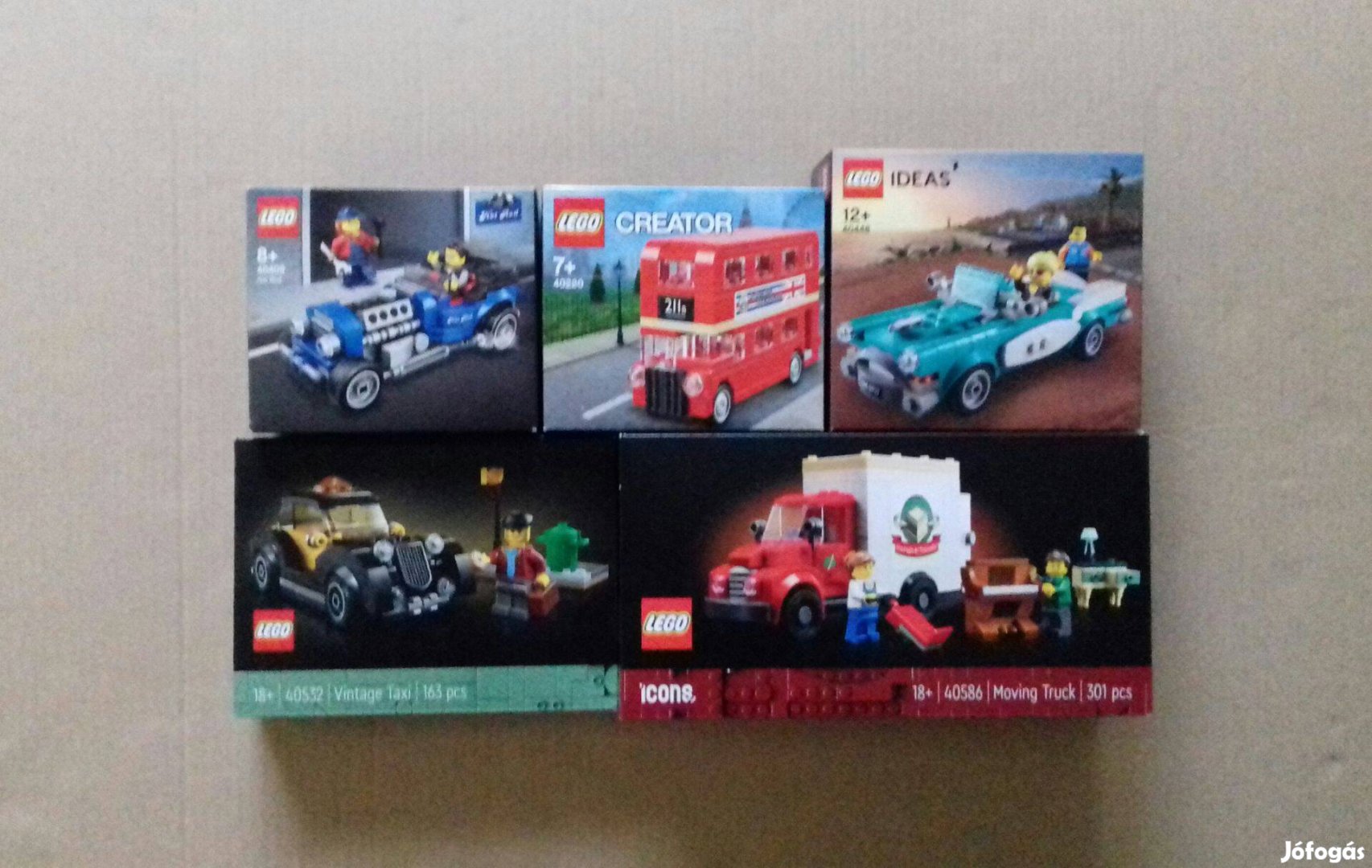 Új Veterán járművek: LEGO 40220 40409 40448 40532 40586 Creator Foxárb