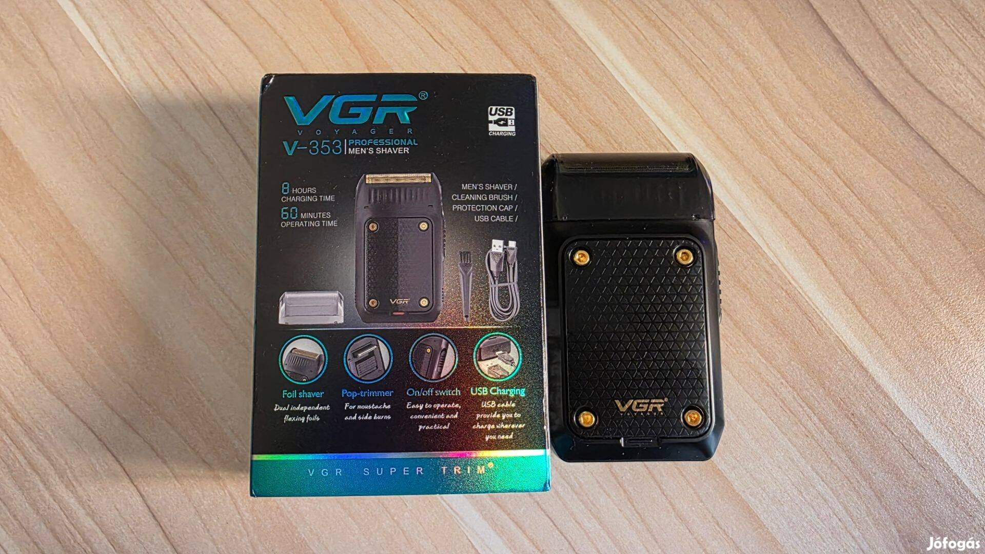 Új Vgr V-353 elektromos borotva szakállhoz és kontúrokhoz