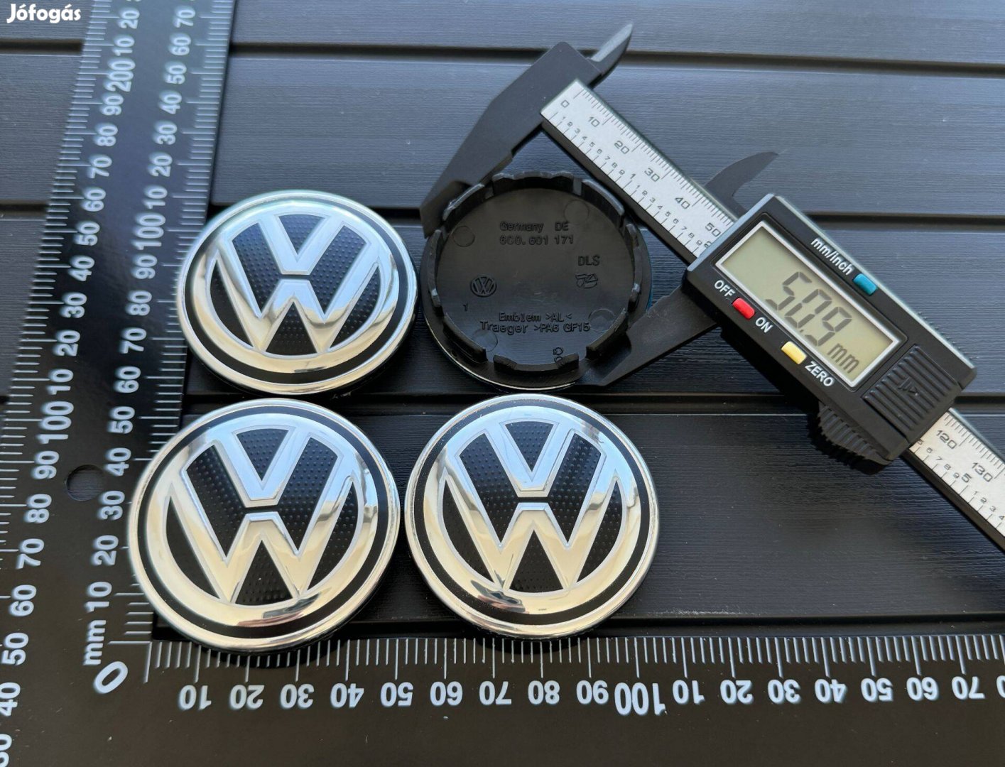 Új Volkswagen 56mm Alufelni felni kupak közép felnikupak felniközép