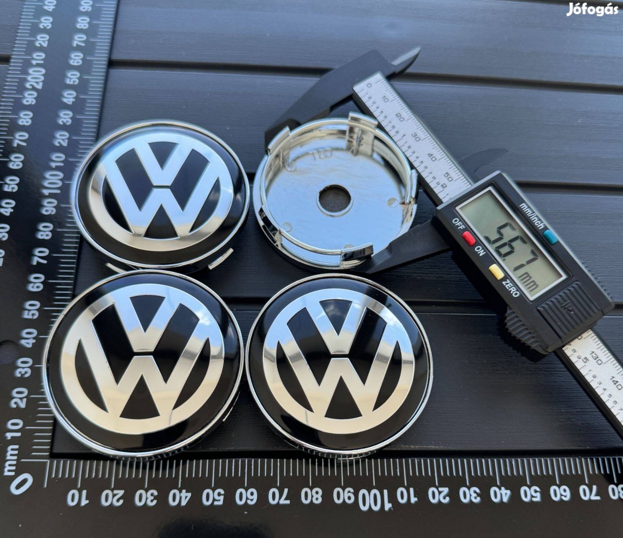 Új Volkswagen 60mm Alufelni felni kupak közép felnikupak felniközép