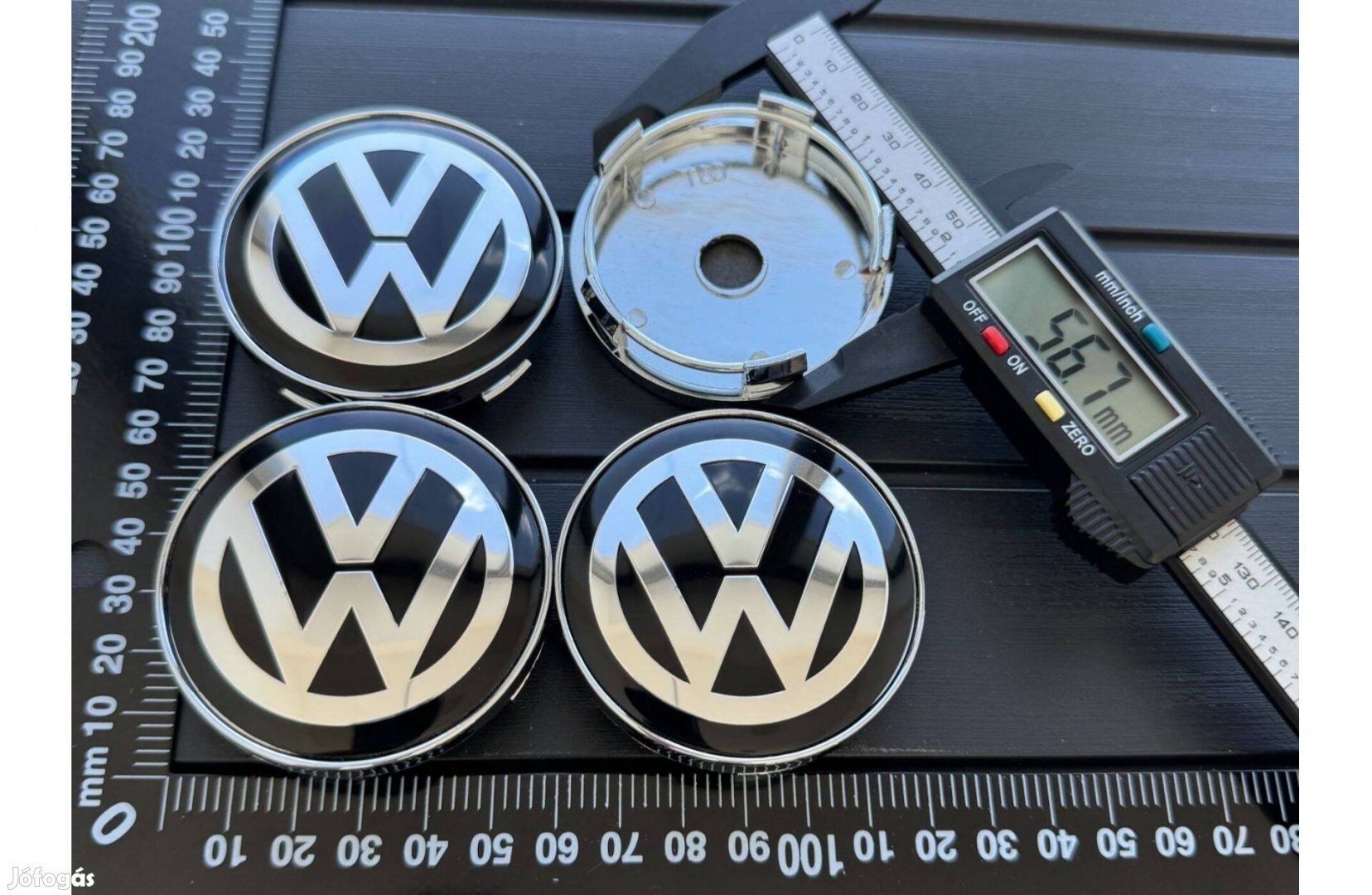 Új Volkswagen 60mm Felni Alufelni Kupak Közép Felnikupak