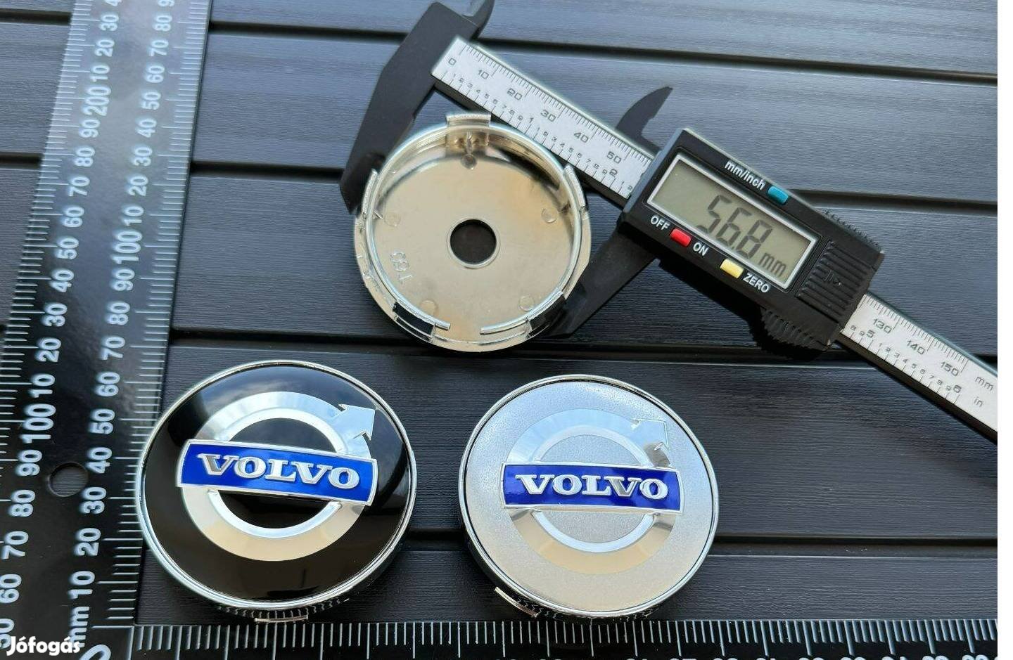 Új Volvo 60mm Felni Alufelni Közép Kupak Felniközép Felnikupak Sapka